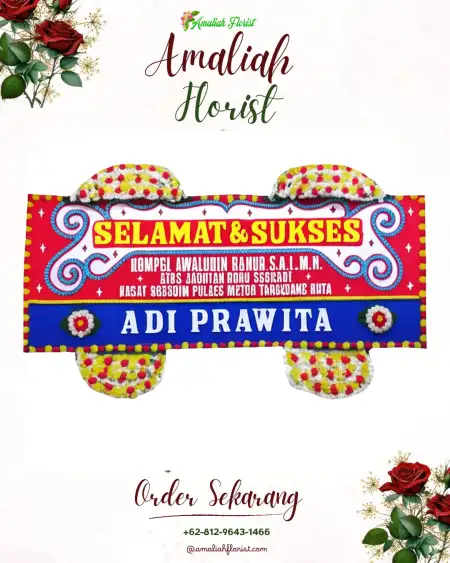 Papan Bunga Ucapan Selamat Jalen